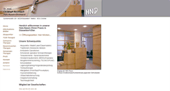 Desktop Screenshot of hno-baumbach.de