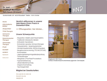 Tablet Screenshot of hno-baumbach.de